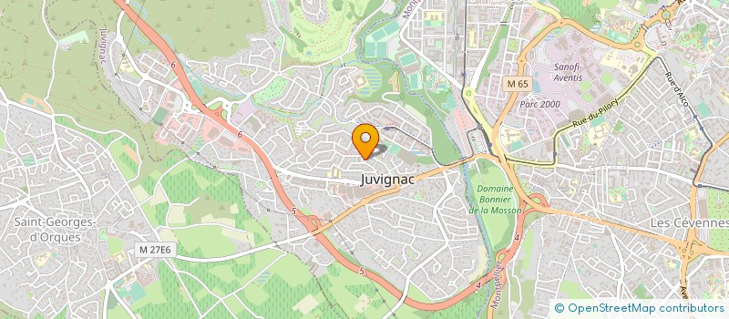 localisation de l'entreprise MONSIEUR THOMAS ZARKA  JUVIGNAC
