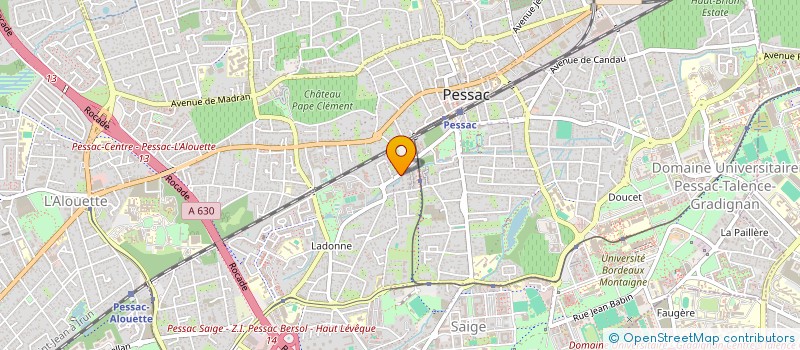 localisation de l'entreprise MONSIEUR THOMAS ZAWARSKI  PESSAC