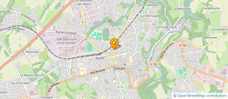 localisation de l'entreprise MONSIEUR THOMAS ZENKER  DINAN