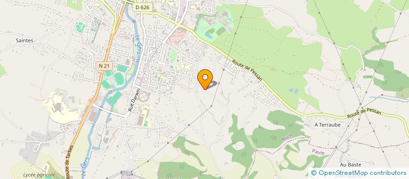 localisation de l'entreprise MONSIEUR THOMAS ZEROMSKI  AUCH