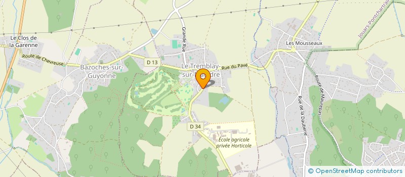 localisation de l'entreprise MONSIEUR THOMAS ZITTEL  LE TREMBLAY-SUR-MAULDRE