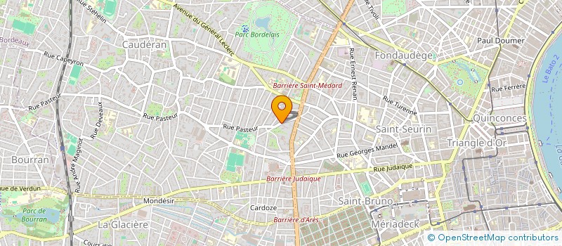 localisation de l'entreprise MONSIEUR THOMASE GOURIEREEC  BORDEAUX