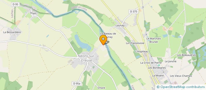 localisation de l'entreprise MONSIEUR THOMAZ LE GOUES à NEONS-SUR-CREUSE