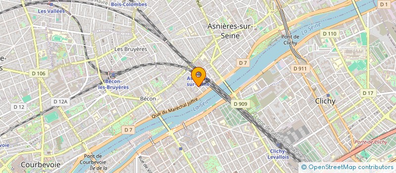 localisation de l'entreprise MONSIEUR THOMAZ RAMON COSTA  ASNIERES-SUR-SEINE