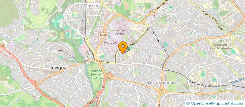 localisation de l'entreprise MONSIEUR THOMS VAHLE à MONTPELLIER