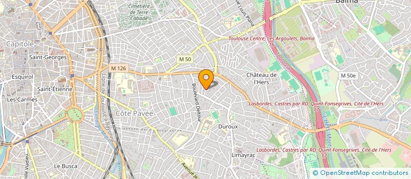 localisation de l'entreprise MONSIEUR THONG PHAN-PHAM  TOULOUSE