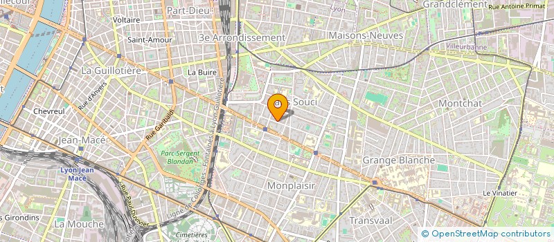 localisation de l'entreprise MONSIEUR THONIN MONNIER  LYON