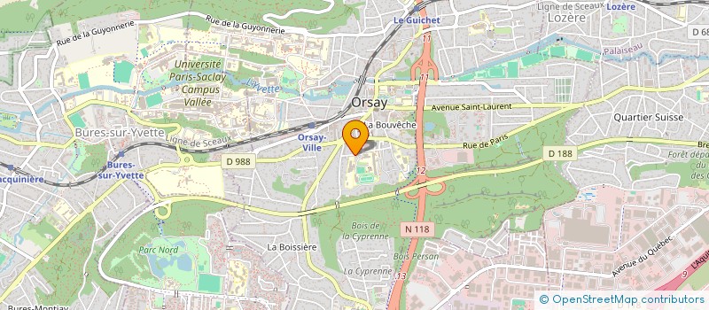 localisation de l'entreprise MONSIEUR THONNY RAZKALLAH à ORSAY