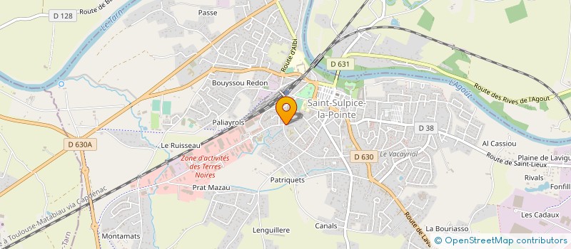 localisation de l'entreprise MONSIEUR THONY DIELH  SAINT-SULPICE-LA-POINTE