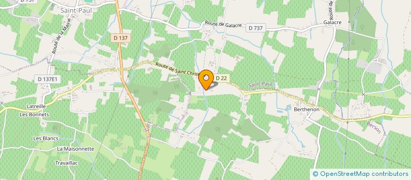 localisation de l'entreprise MONSIEUR THONY GENET  BERSON