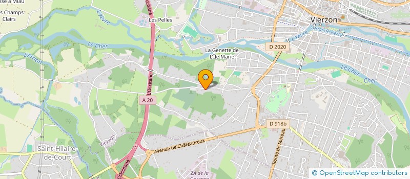 localisation de l'entreprise MONSIEUR THONY WEISS  VIERZON