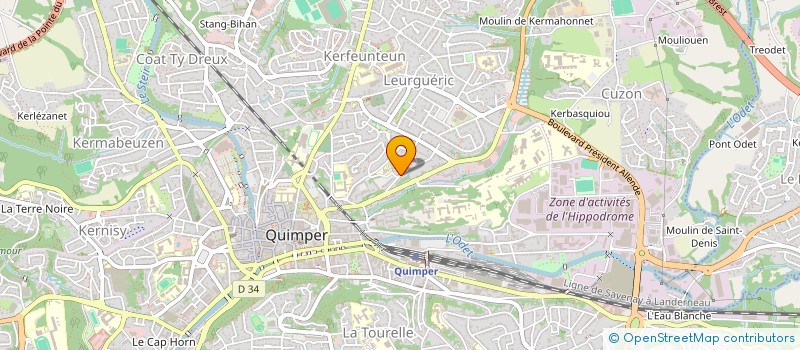 localisation de l'entreprise MONSIEUR THOUMAYAD ANTOY MARI à QUIMPER