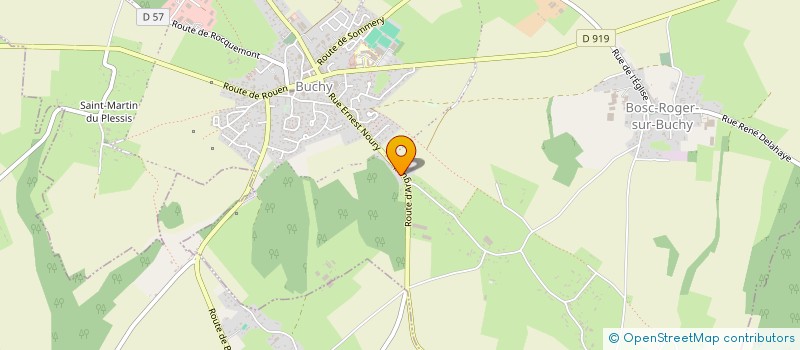 localisation de l'entreprise MONSIEUR THU JFDF  BUCHY