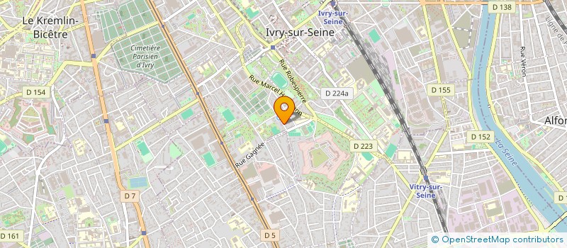 localisation de l'entreprise MONSIEUR THUC NGUYEN  IVRY-SUR-SEINE