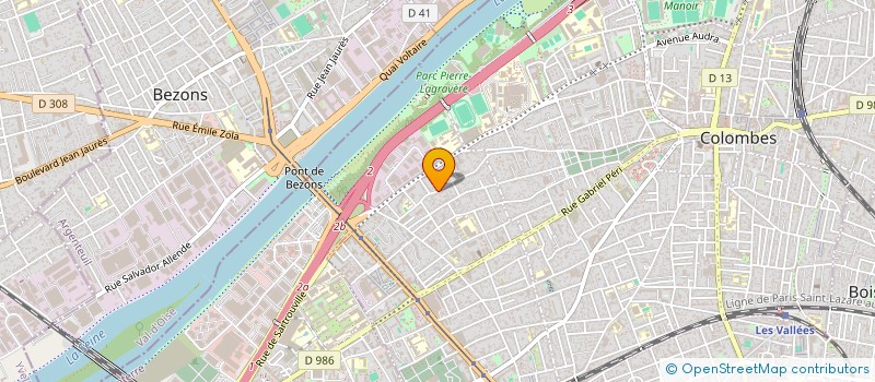 localisation de l'entreprise MONSIEUR THUONG NGUYEN à COLOMBES