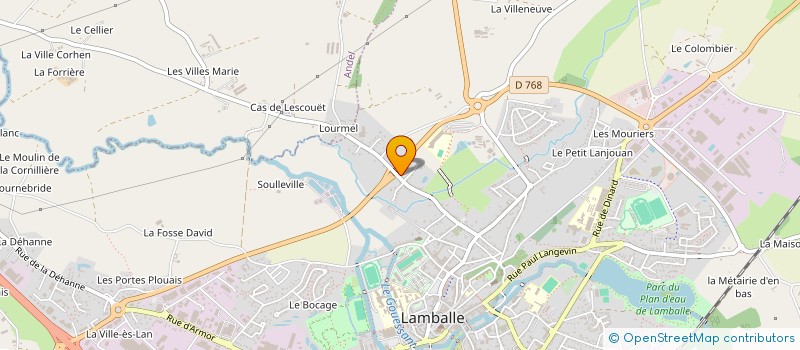 localisation de l'entreprise MONSIEUR THURIAL BOURGES  LAMBALLE-ARMOR