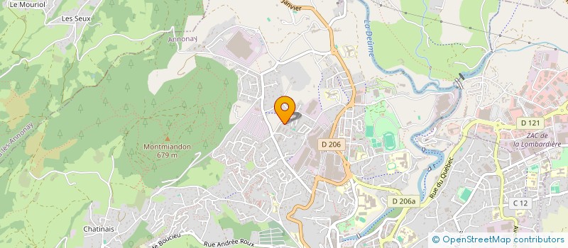 localisation de l'entreprise MONSIEUR THY MAY  ANNONAY