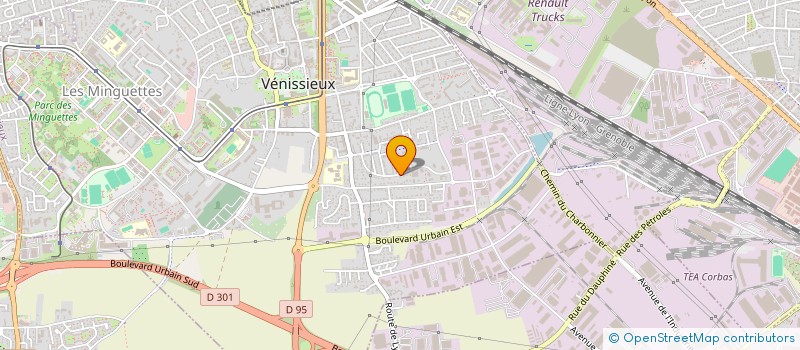 localisation de l'entreprise MONSIEUR THY TAN  VENISSIEUX