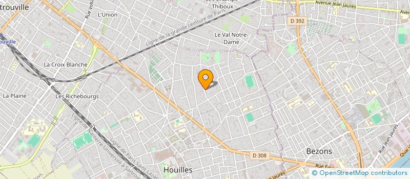 localisation de l'entreprise MONSIEUR THYAGO NETO DO PRADO THYAGO NETO DO PRADO  HOUILLES