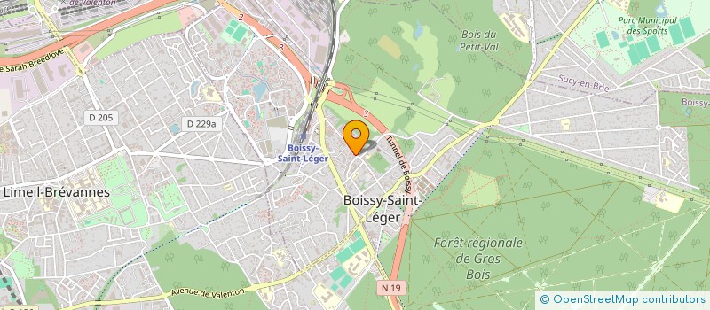 localisation de l'entreprise MONSIEUR THYAGO VICTOR DOS SANTOS GOBIRA à BOISSY-SAINT-LEGER