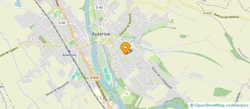 localisation de l'entreprise MONSIEUR THYBERT BROUTA  AUTERIVE