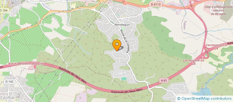 localisation de l'entreprise MONSIEUR THYLAN FOURQUEMIN  CARCASSONNE