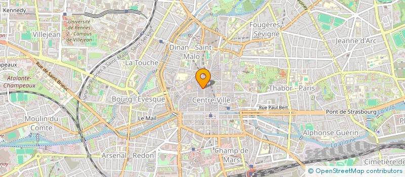 localisation de l'entreprise MONSIEUR THYLANN LE BUGLE COUPET  RENNES