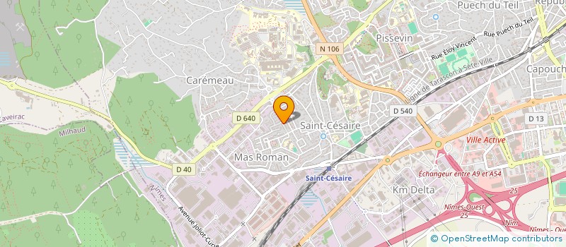 localisation de l'entreprise MONSIEUR THYS BALDERELLI  NIMES