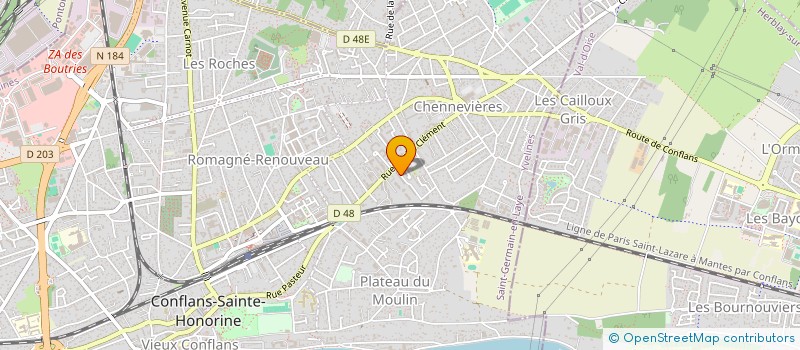 localisation de l'entreprise MONSIEUR TIAFILE HIEN  CONFLANS-SAINTE-HONORINE