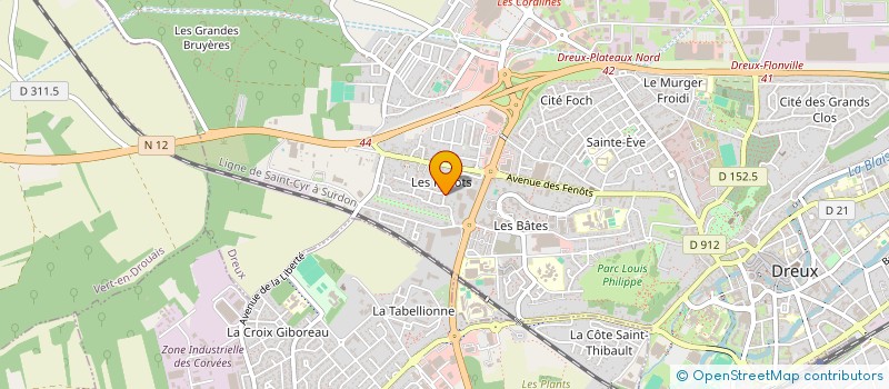 localisation de l'entreprise MONSIEUR TIAGO ANDRADE FERREIRA à DREUX