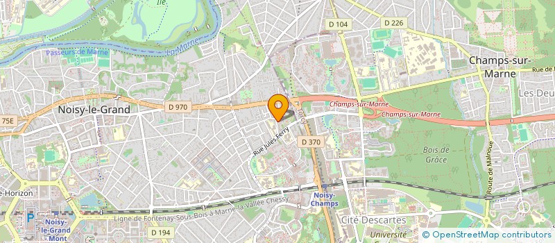 localisation de l'entreprise MONSIEUR TIAGO ANDRE FERREIRA MARTINS  NOISY-LE-GRAND