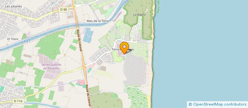 localisation de l'entreprise MONSIEUR TIAGO BARROS DA FONTE  TORREILLES