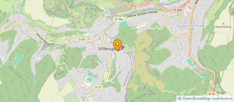 localisation de l'entreprise MONSIEUR TIAGO BRANDAO FERREIRA  VILLERUPT