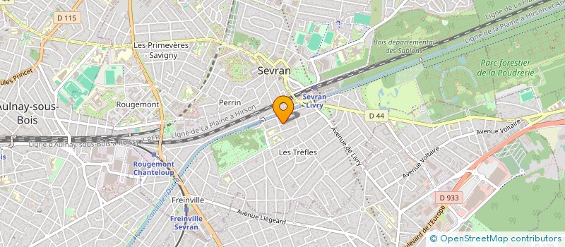 localisation de l'entreprise MONSIEUR TIAGO CAIRRAO  SEVRAN