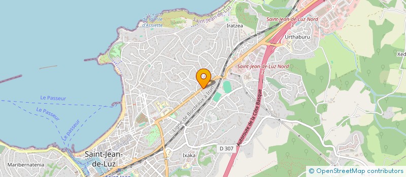 localisation de l'entreprise MONSIEUR TIAGO CAPO à SAINT-JEAN-DE-LUZ