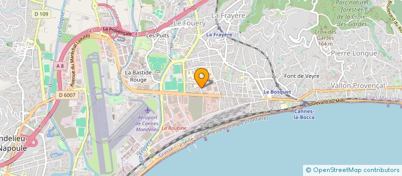 localisation de l'entreprise MONSIEUR TIAGO CARVALHOSA  CANNES