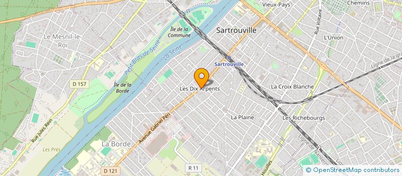 localisation de l'entreprise MONSIEUR TIAGO CASTRO  SARTROUVILLE