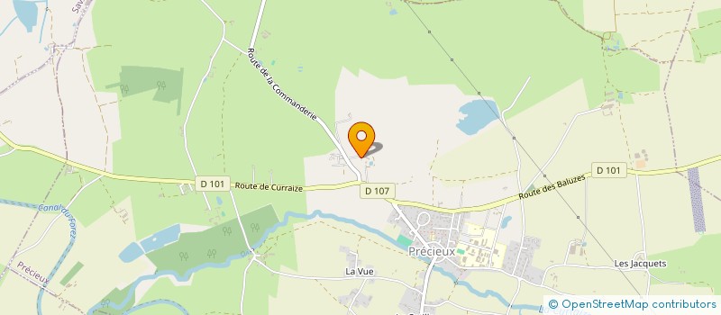 localisation de l'entreprise MONSIEUR TIAGO CORREIA DA COSTA  PRECIEUX