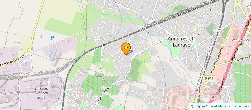 localisation de l'entreprise MONSIEUR TIAGO DA SILVA MOREIRA  AMBARES-ET-LAGRAVE