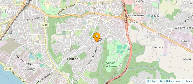 localisation de l'entreprise MONSIEUR TIAGO DA SILVA PINHEIRO  FLOIRAC