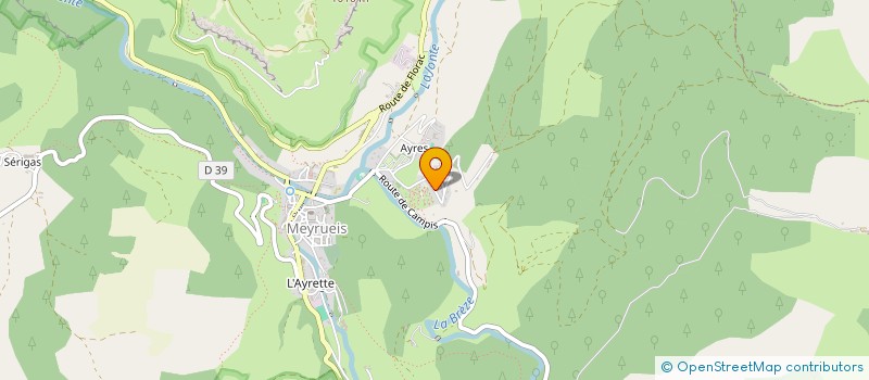 localisation de l'entreprise MONSIEUR TIAGO DE JESUS MEDEIROS  MEYRUEIS