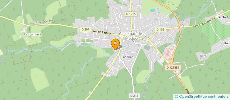 localisation de l'entreprise MONSIEUR TIAGO DUARTE NUNES  CASTELNAU-DE-MEDOC