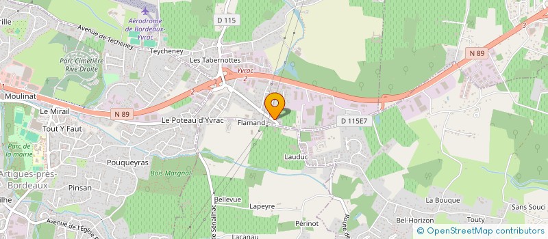 localisation de l'entreprise MONSIEUR TIAGO FERNANDES BERNARDO à YVRAC