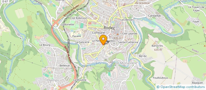 localisation de l'entreprise MONSIEUR TIAGO FRASCO MARTINS à RODEZ
