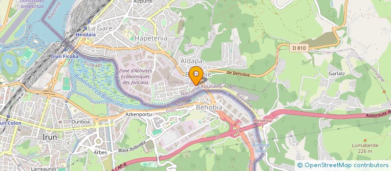 localisation de l'entreprise MONSIEUR TIAGO MAGALHAES SOUSA  HENDAYE