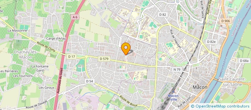 localisation de l'entreprise MONSIEUR TIAGO MARQUES DOS SANTOS MOREIRA  CHARNAY-LES-MACON