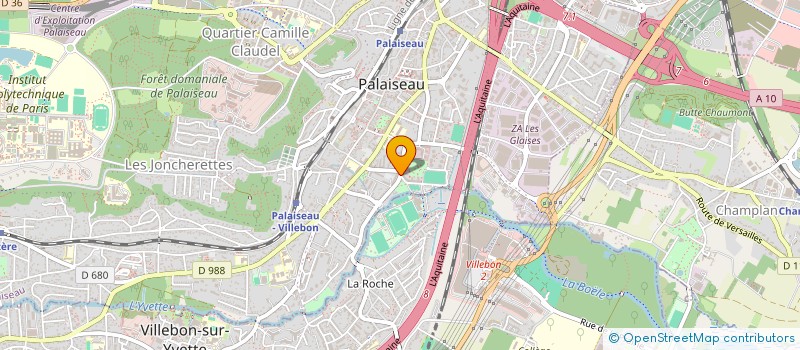 localisation de l'entreprise MONSIEUR TIAGO MESQUITA DA SILVA  PALAISEAU