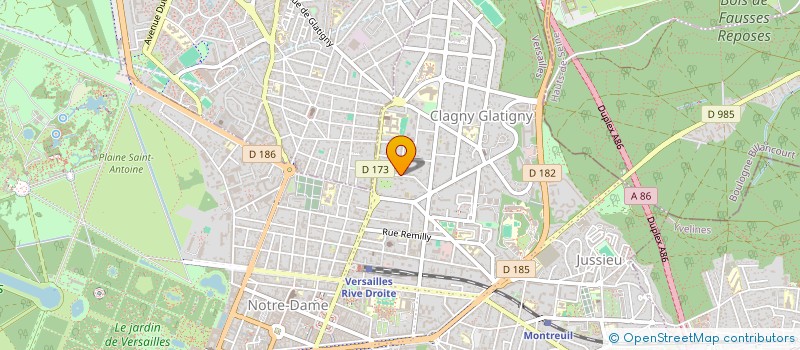 localisation de l'entreprise MONSIEUR TIAGO NUNES SILVA à VERSAILLES