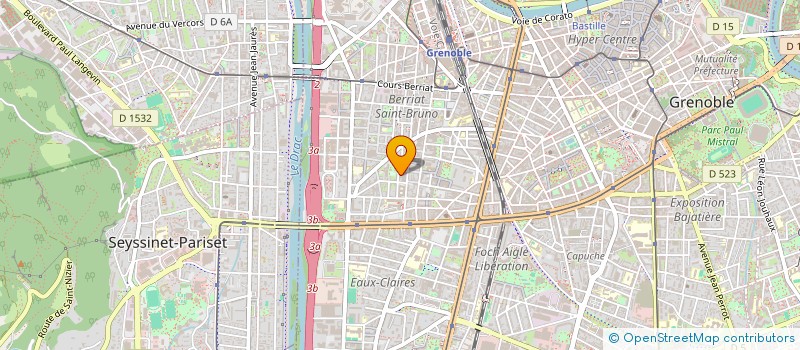 localisation de l'entreprise MONSIEUR TIAGO ORTOLA  GRENOBLE