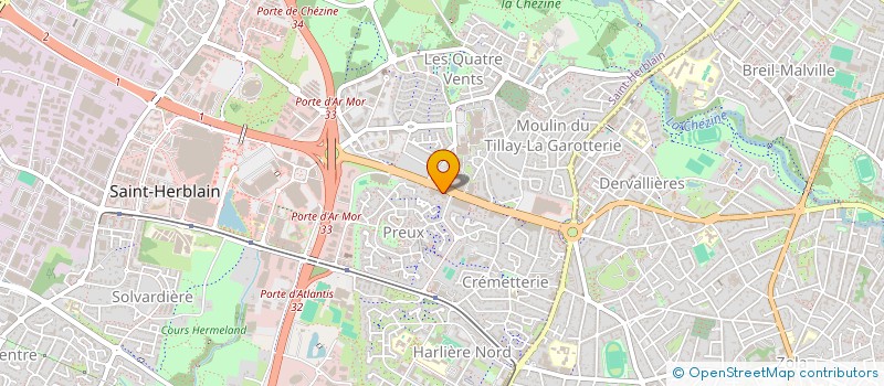 localisation de l'entreprise MONSIEUR TIAGO PACHECO PEREIRA  BOUGUENAIS